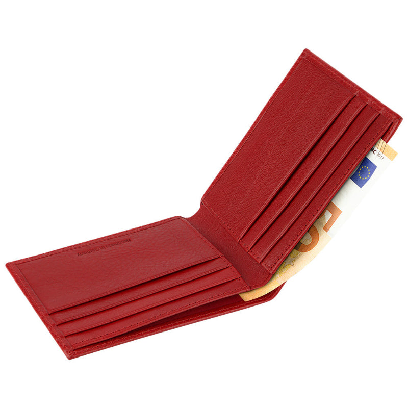 LUCA Herren Geldbörse aus Leder für Karten und Scheine, ohne Münzfach