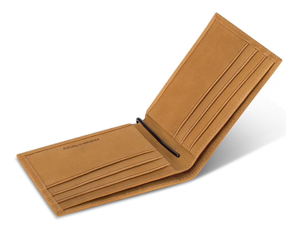 Wallet with money clip Handmade in Germany