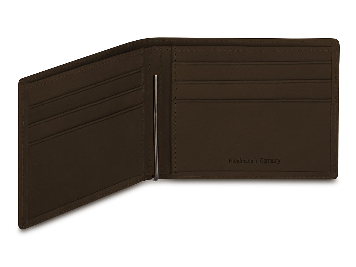 Wallet with money clip Handmade in Germany