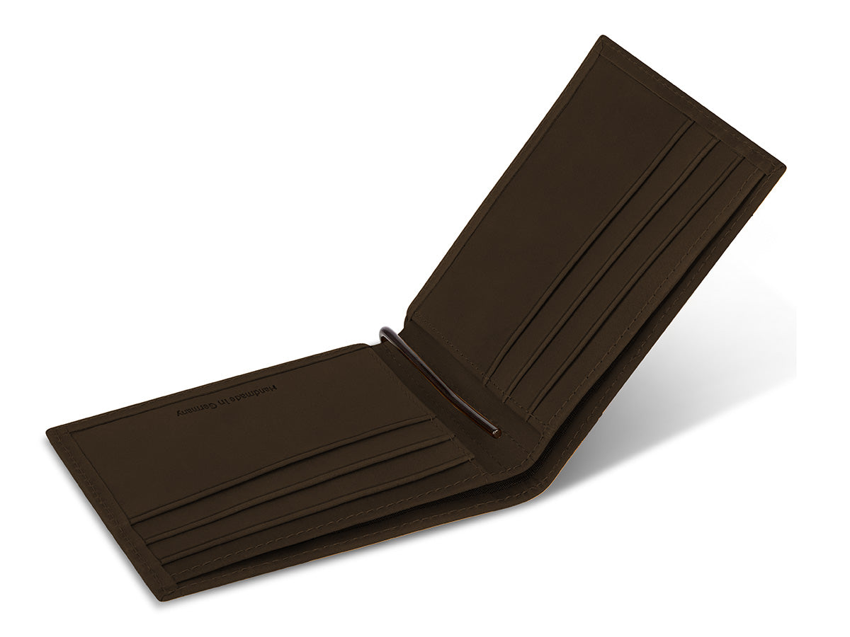 Wallet with money clip Handmade in Germany
