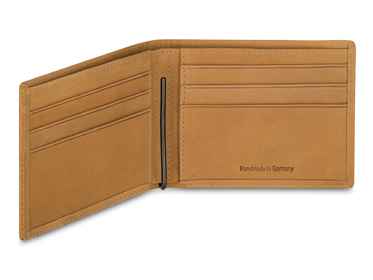 Wallet with money clip Handmade in Germany