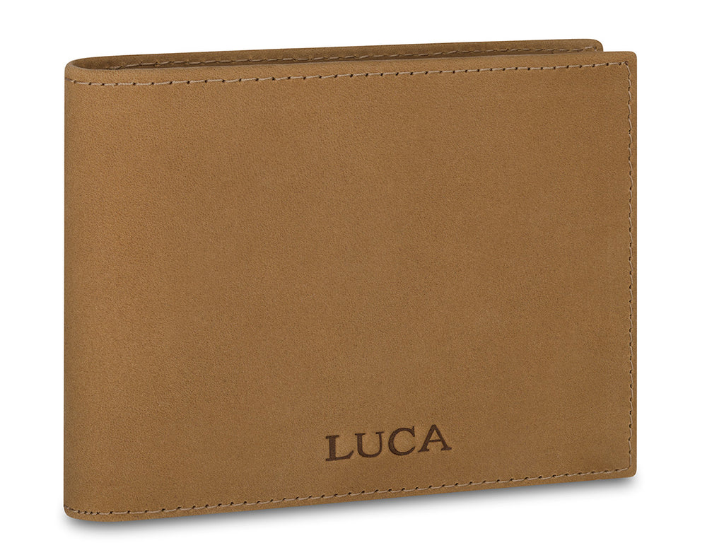 Portemonnaie mit Geldklammer Nubukleder Made in Germany