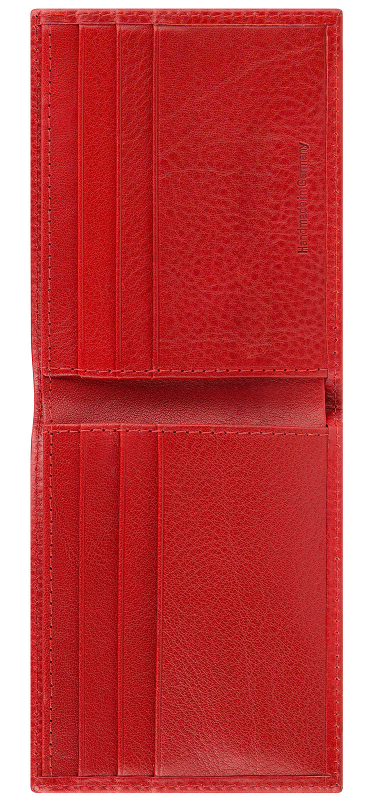 Rotes kleines Portemonnaie für Herren und Damen