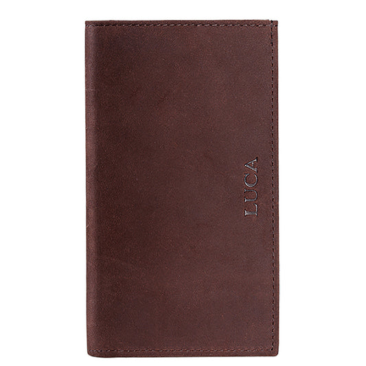 iPhone Etui in Nubuk dunkelbraun 