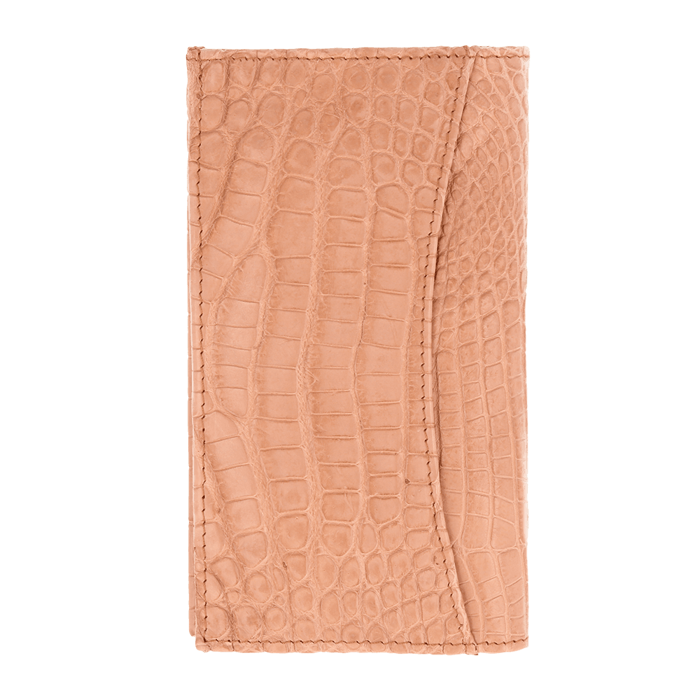 Alligatorleder Etui rosé